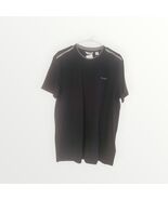 calvin klein logo shirt men medium black sporty - $23.99
