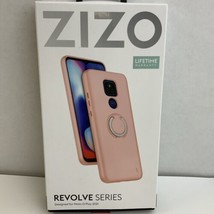 zizo Revolve series cell phone case for Moto G Play 2021 peachish color 360*ring - £6.04 GBP