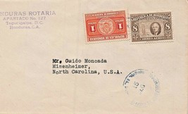 TEGUCIGALPA HONDURAS~ROTARIA-ROTARY~1940s-STAMPS~COVER - $4.58