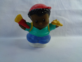 Fisher Price Little People 2005 Michael w/ Backpack & Red Cap - $1.82