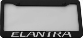 HYUNDAI ELANTRA 3D CHROME SCRIPT ABS LICENSE FRAME +  PROTECTIVE PLATE LENS - £21.86 GBP
