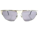 Vintage Jean-Louis Scherrer Gafas de Sol 1011 Plata Geométrico con Morad... - £97.16 GBP