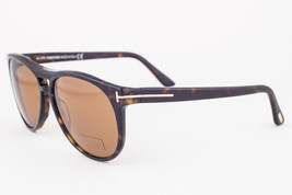 Tom Ford CALLUM 289 52H Brown Havana / Brown Polarized Sunglasses TF289 52H 57mm - $160.55