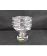 Vintage &#39;Colonial Candle&#39; Spiral Art Glass Candle Holder. Made in Taiwan... - $16.00