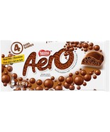 Nestle Aero Milk Chocolate Bars, 4 x 42g, 168g Multipack - $16.22 CAD
