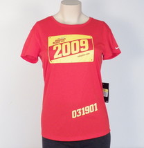 Nike Dri Fit The Human Race 10K 2009 Red Vintage Athletic Shirt Womans NWT - £27.72 GBP