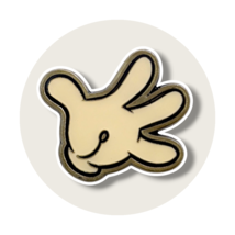 Mickey Mouse Disney Pin: Open Glove - $19.90