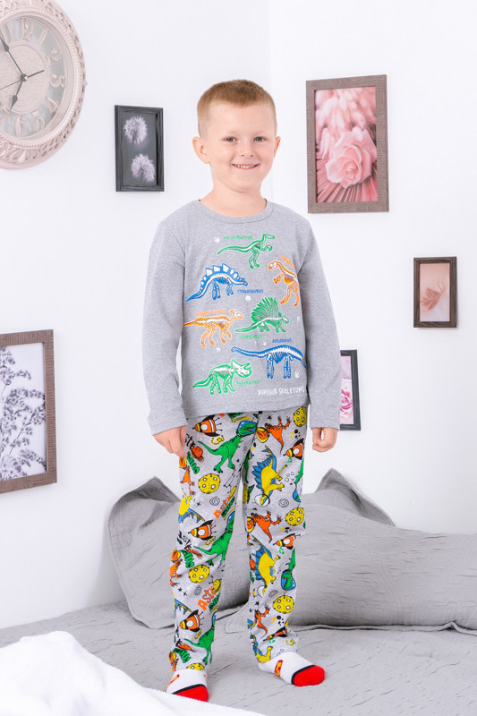 Pajama Set (boys), Any season,  Nosi svoe 6347-002-33-4 (astro-dino-siryj) - $30.29+