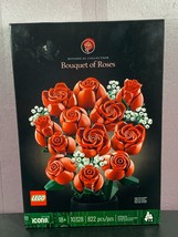 LEGO 10328 Icons Bouquet Of Roses Build And Display Set 822 Pieces 18+ - £46.00 GBP