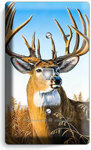 Whitetail Deer Buck Antlers Phone Telephone Caver Wall Plate Cabin Room Hd Decor - £9.65 GBP