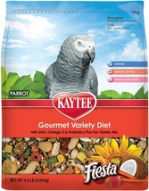 Kaytee Fiesta Parrot Gourmet Variety Diet - 4.5 lb - £27.07 GBP