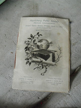 Vintage 1903 Booklet - Harrisburg Public Schools Commencement - £13.16 GBP