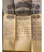 Old Vintage Letter From Fabric In Germany Empire 1875 - $550.53 MXN