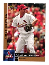 2009 Upper Deck #348 Adam Wainwright St. Louis Cardinals - £3.39 GBP