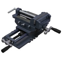 Manually Operated Cross Slide Drill Press Vice 150 mm - £92.25 GBP