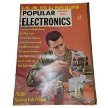 Popular Electronics Jan 1963 Build Wave Receiver / Transistor Testing / More - £3.70 GBP