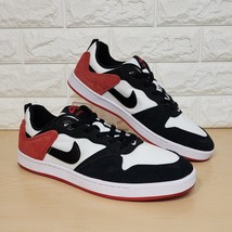 Nike SB Alleyoop Mens Size 11.5 Skateboard Sneaker White Red Black CJ088... - $79.98