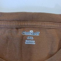 Carhartt K87 BRN Men's Brown Cotton Short Sleeve T-Shirt Size 4XL Chest 64" image 3