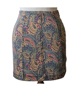 Free People Paisley Mini Skirt Size 2 - £19.75 GBP