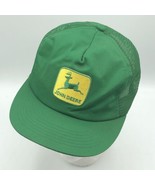 Vintage K Products John Deere Green Foam Trucker Snapback Hat Made in US... - £23.65 GBP