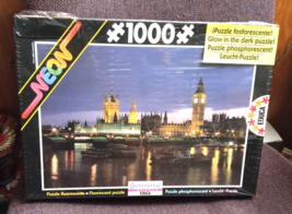 London Parliament Phosphorescent Neon Series 1000 Piece Puzzle - $22.01