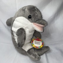 Melissa &amp; Doug Plush Skimmer Dolphin Stuffed Animal Gray White 10&quot; Brand... - $18.81