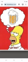 The Simpsons Homer Simpson Got Beer Poster Sealed 11.75 X 16.5 Inches Vintage - £10.72 GBP