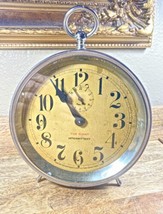 New Haven &quot;The Giant&quot;  Nickel Alarm Clock (Needs Cleaning, Runs &amp; Stops)... - $99.99