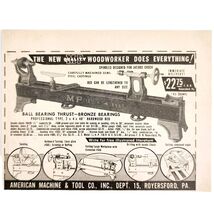 1948 American Machine &amp; Tool Ball Bearing Thrust Advertisement Shop Tool... - $10.00