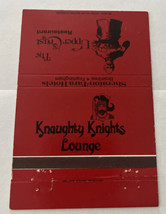 Knaught Knights Lounge Sheraton Tara Hotels Massachusetts Matchbook Cover - $6.88