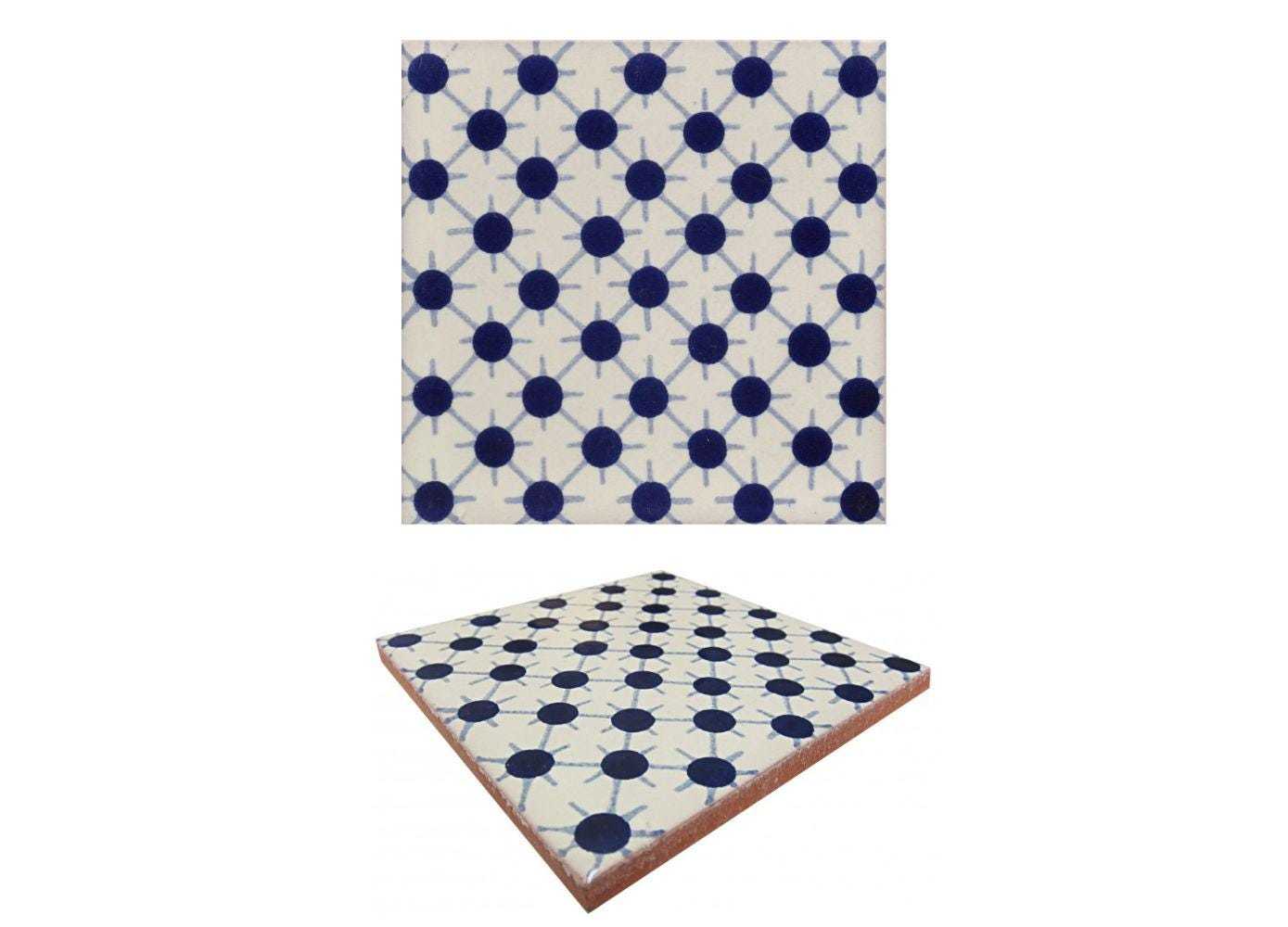 Mexican Talavera Ceramic Tiles Barroco Handcrafted - Cadernal -  (you se... - $199.00
