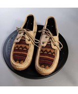 Twisted Boots Women&#39;s 8 M Tan Southwestern Aztec Print Lace-up Shoes - $581.97 MXN