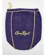 Advertising Liquor Drawstring Bag CROWN ROYAL Purple Gold Embroidery Dis... - $383.31 MXN
