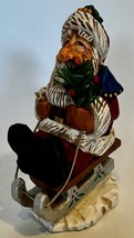 David Frykman The Christmas Collection Santa Riding On Sled Figure DF1323 ~ 1998 - £7.87 GBP