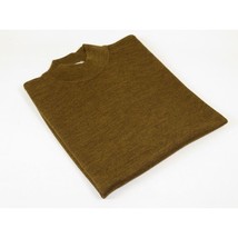 Men PRINCELY Soft Comfort Merinos Wool Sweater Knits Mock 1011-00 Mid Brown image 2