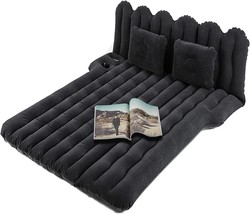 With A Drink And Phone Holder, The Byomostor Suv Air Mattress Is An Inflatable - $73.96