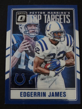 2016 Donruss Optic #5 Peyton Manning Edgerrin James Top Targets Football Card - £0.79 GBP