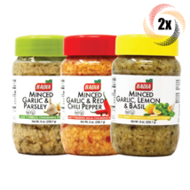 2x Bottles Badia Variety Minced Garlic | 8oz | Gluten Free! | Mix & Match! - $18.21