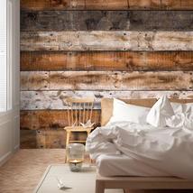 Tiptophomedecor Peel and Stick Wallpaper Wall Mural - Old Wooden Cabin P... - $59.99+