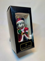 Christopher Radko for Mickey and Co. Glass Blown Disney Ornament: &quot;Christmas Eve - £80.38 GBP