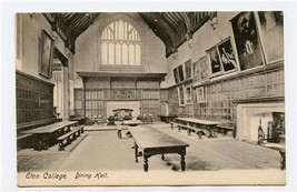 Eton College Dining Hall Postcard Windsor England 1900&#39;s Frith&#39;s Series - $11.88