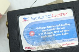 SOUNDGATE CD CHANGER INTERFACE WITH AUX INPUT FOR 2003+ HONDA ACCORD RADIO H1039 image 7