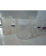 Vintage McDonald&#39;s  Flintstones Glasses, Lot of 3 New 1993 - £22.51 GBP