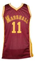 Hoop Dreams Movie Arthur Agee Basketball Jersey Sewn Maroon Any Size image 4