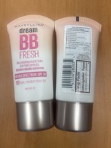 2 Maybelline Dream Fresh 8 in 1 Skin Perfector BB Cream, Light Medium, E... - $9.89