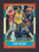 1986-87 Fleer Basketball #58 Clark Kelloggs Rookie NM-MT - £10.79 GBP