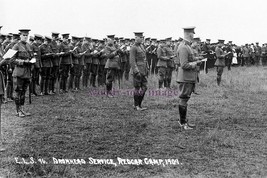 pu3560 - Yorks - Redcar Army Camp, Drumhead Service in 1909 - print 6x4 - £2.20 GBP
