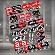 Reflective Motorcycle Side Sticker for Aprilia Racing RSV RS Tuono SR50- - £13.34 GBP