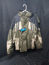 NOS Athletic Works Men’s Ski Jacket Coat Full Zip Liner Hood Sz L Green ... - $29.99