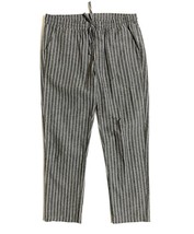 Kut from the Kloth Drawcord Pants Gray Striped casual trousers SZ 6 New - $39.20